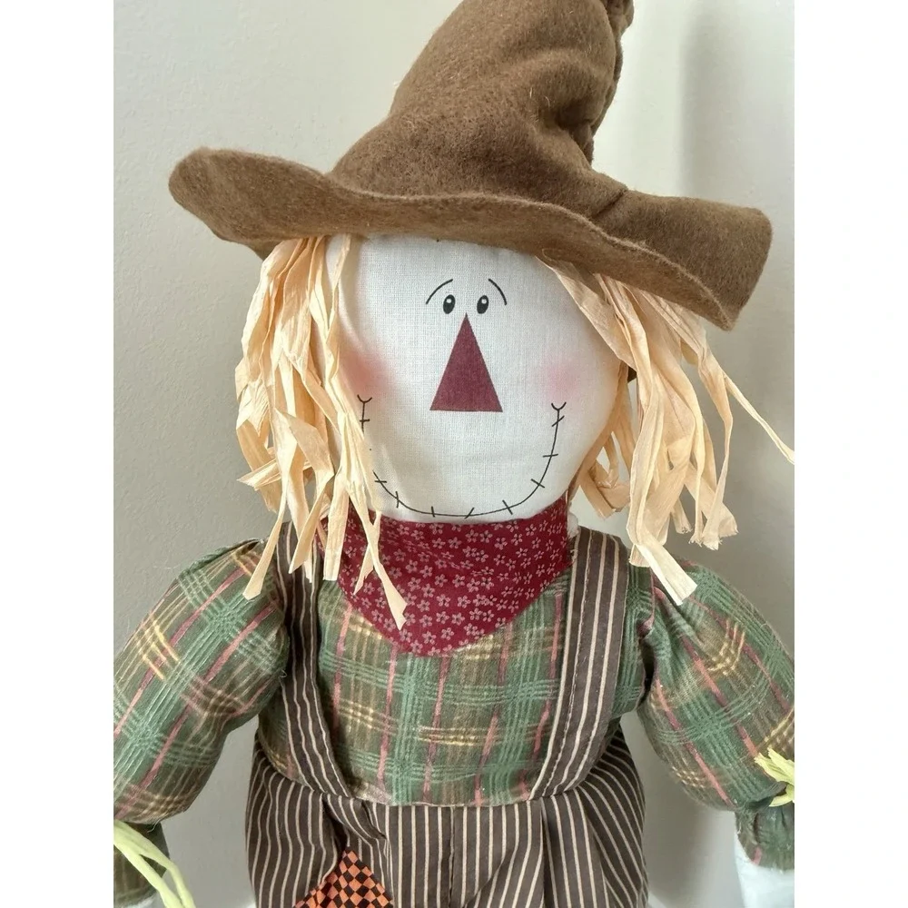 STAND UP SCARECROW FALL HALLOWEEN TABLETOP/SHELF‎ weighted DECORATIONS FIGURES